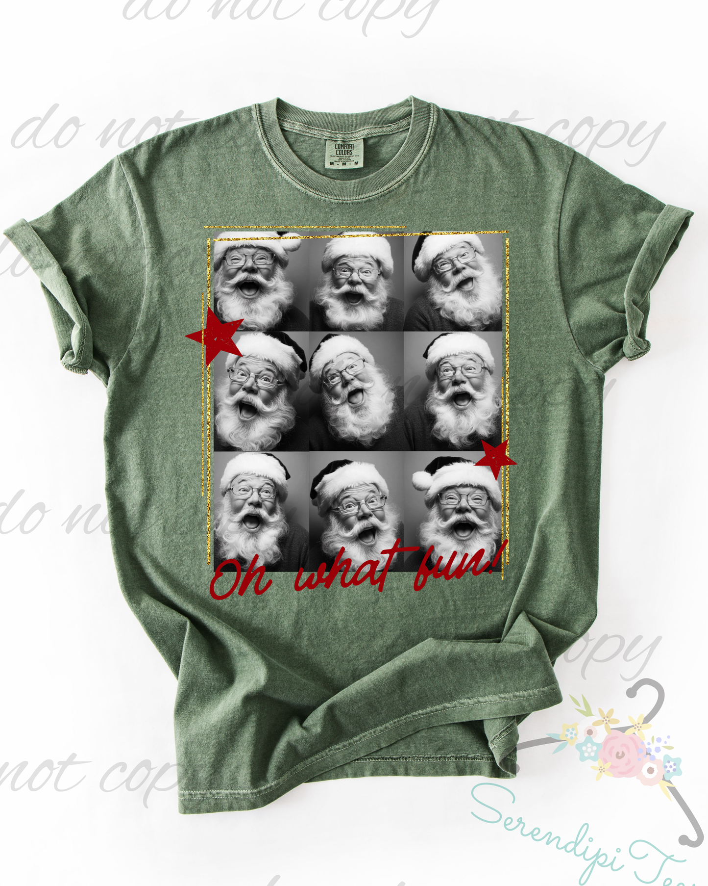 Oh What Fun Santa Collage