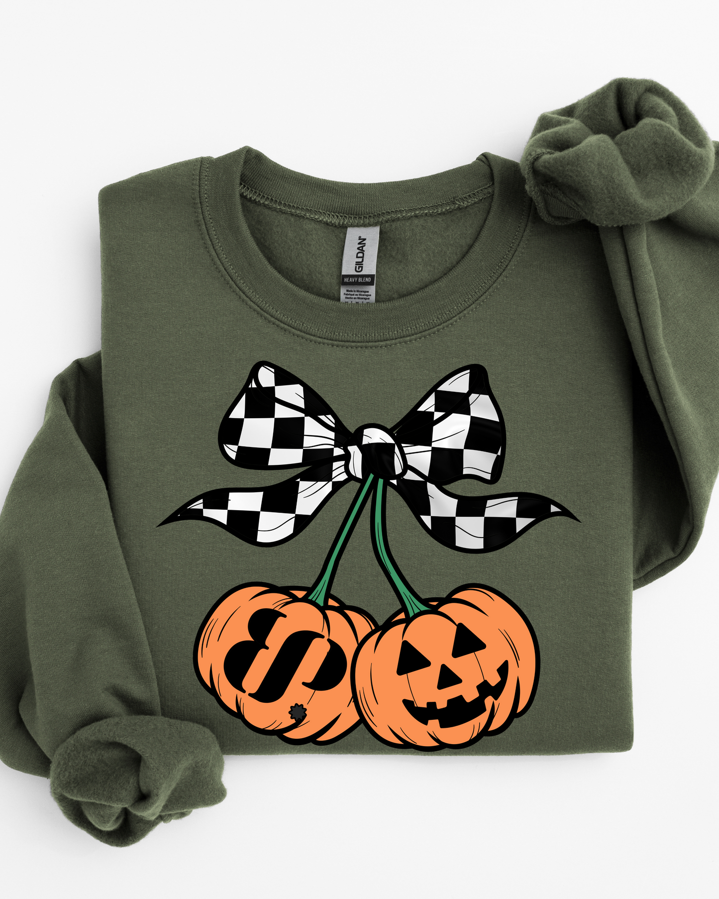 Checkered Fizz Pumpkins