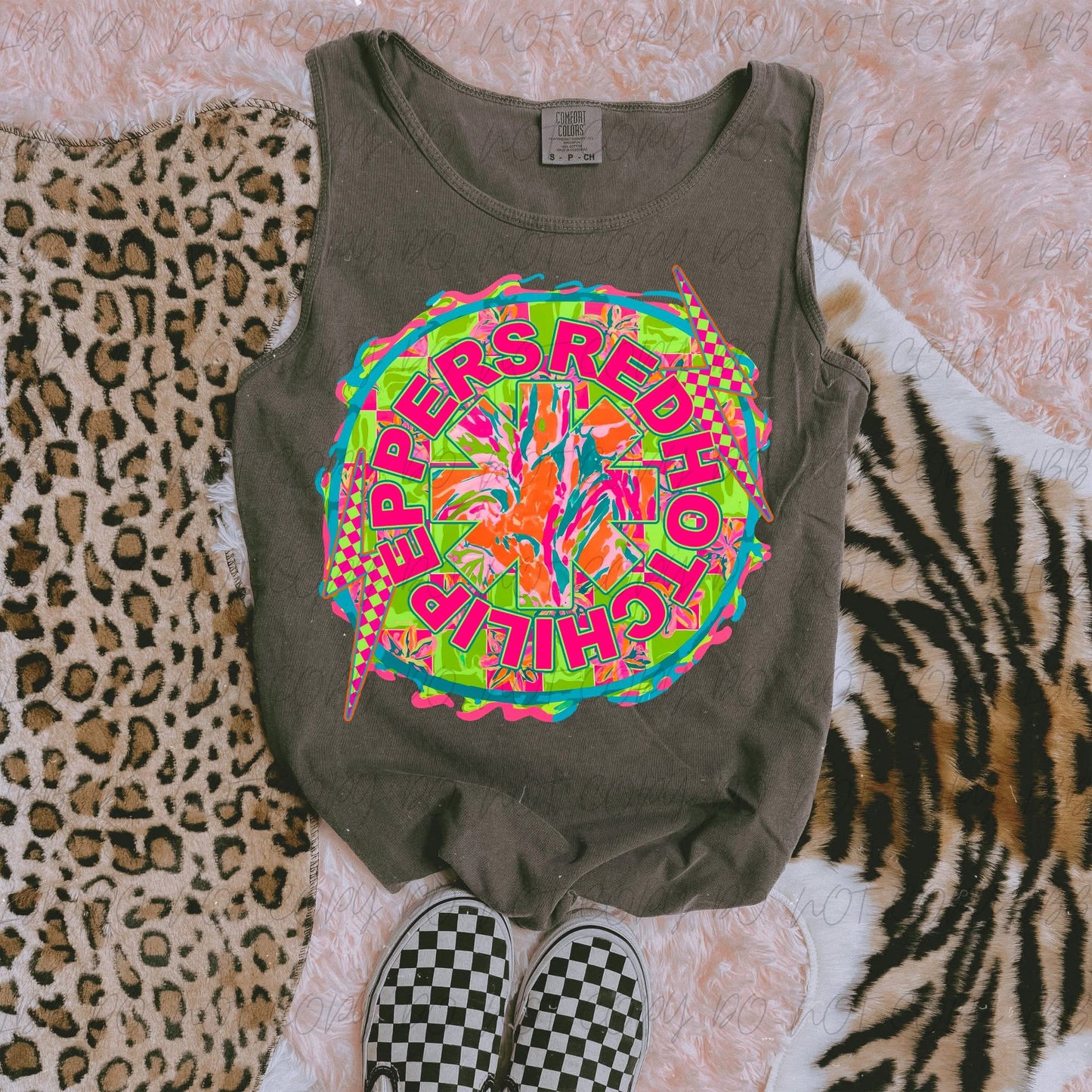 Neon Red Hot Chili Peppers