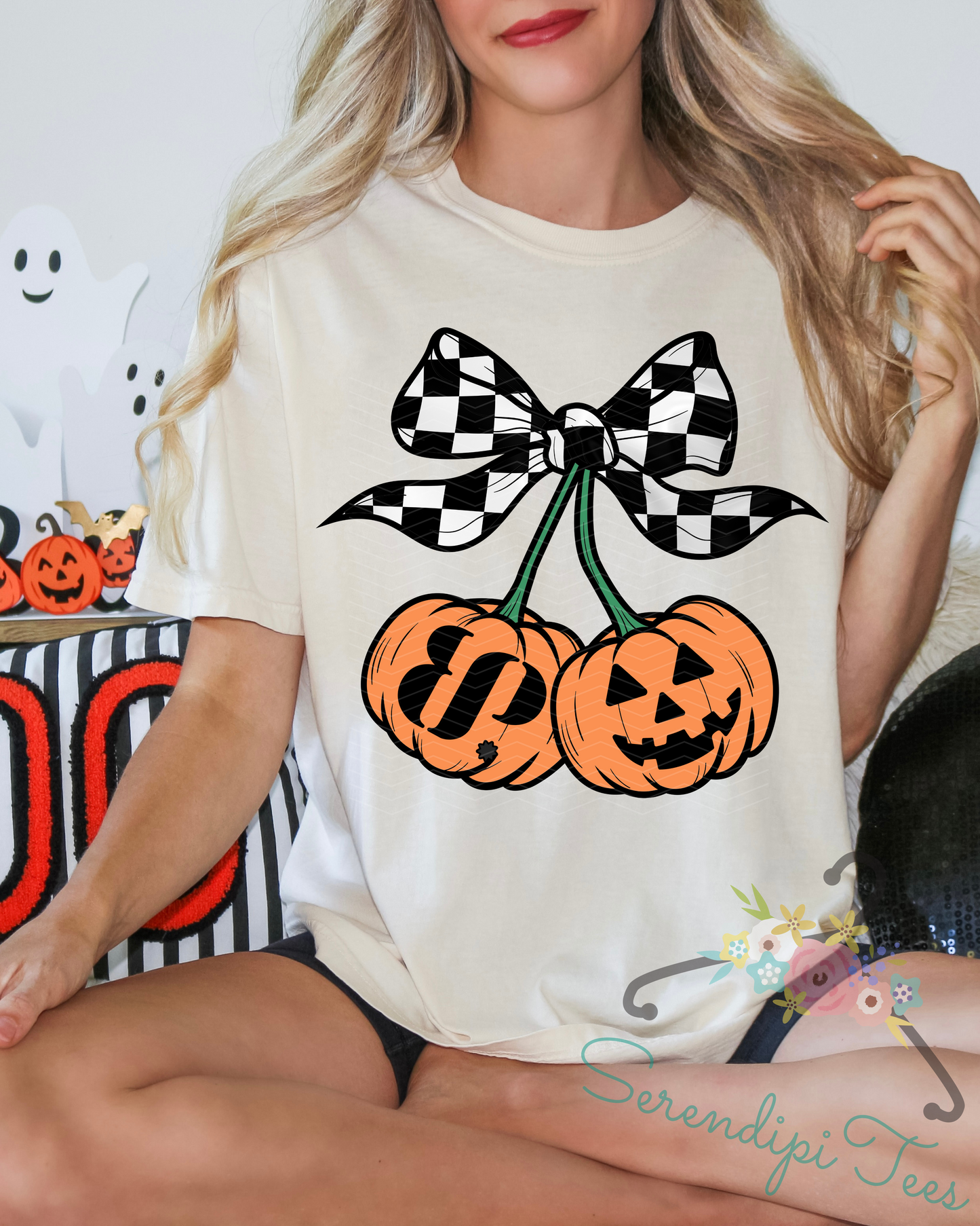 Checkered Fizz Pumpkins